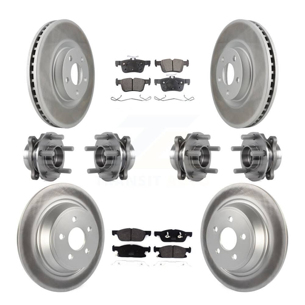 Transit Auto - KBB-116385 - Front and Rear Wheel Bearing and Hub Assembly Kits