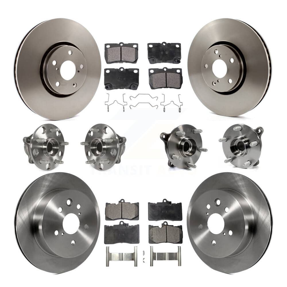 Transit Auto - KBB-116562 - Front and Rear Wheel Bearing and Hub Assembly Kits