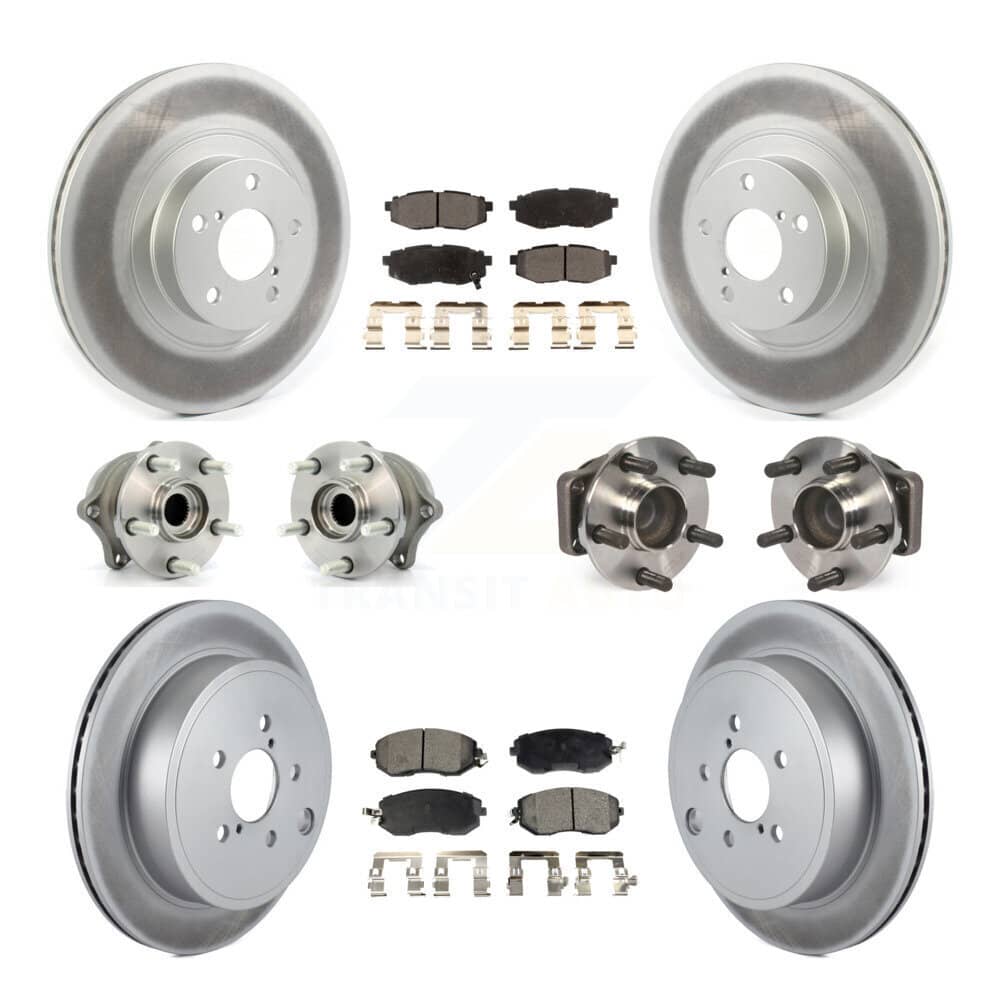 Transit Auto - KBB-116634 - Front and Rear Wheel Bearing and Hub Assembly Kits