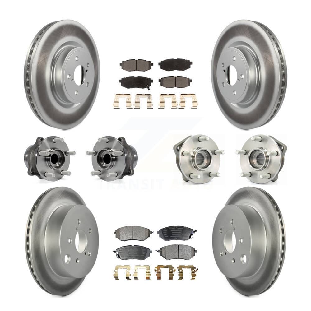 Transit Auto - KBB-116650 - Front and Rear Wheel Bearing and Hub Assembly Kits