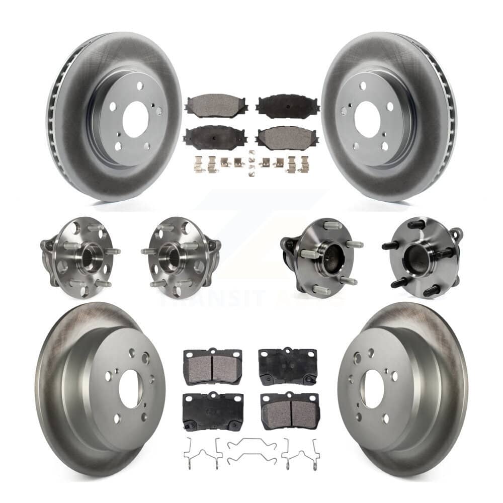 Transit Auto - KBB-116651 - Front and Rear Wheel Bearing and Hub Assembly Kits