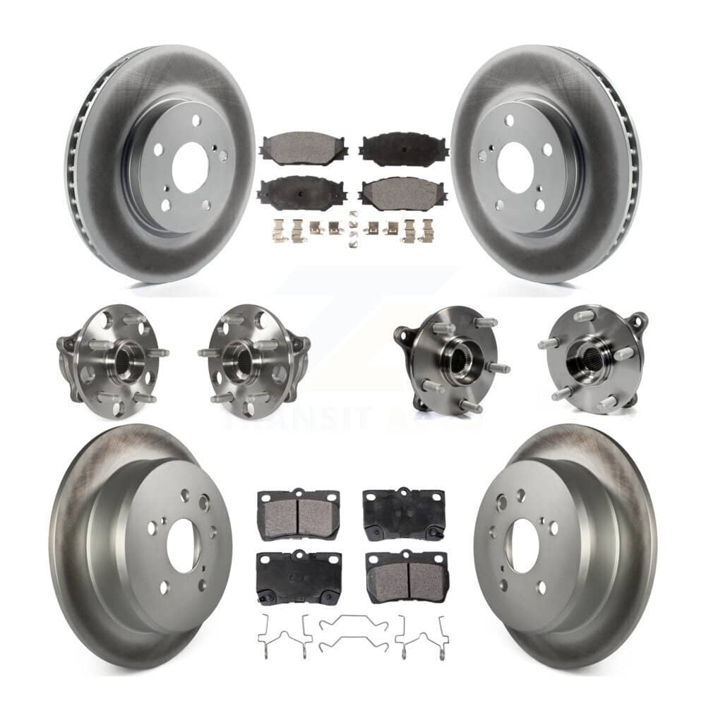 Transit Auto - KBB-116652 - Front and Rear Wheel Bearing and Hub Assembly Kits
