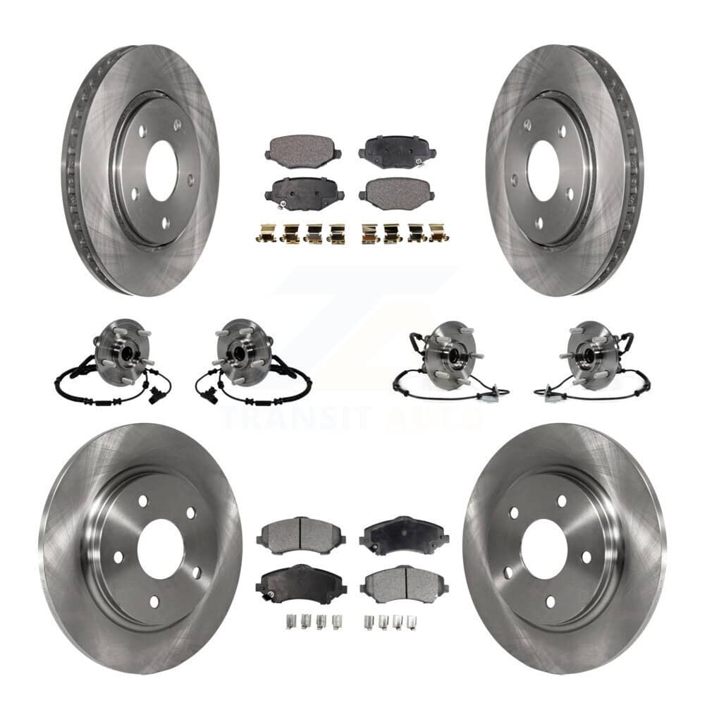Transit Auto - KBB-116768 - Front and Rear Wheel Bearing and Hub Assembly Kits