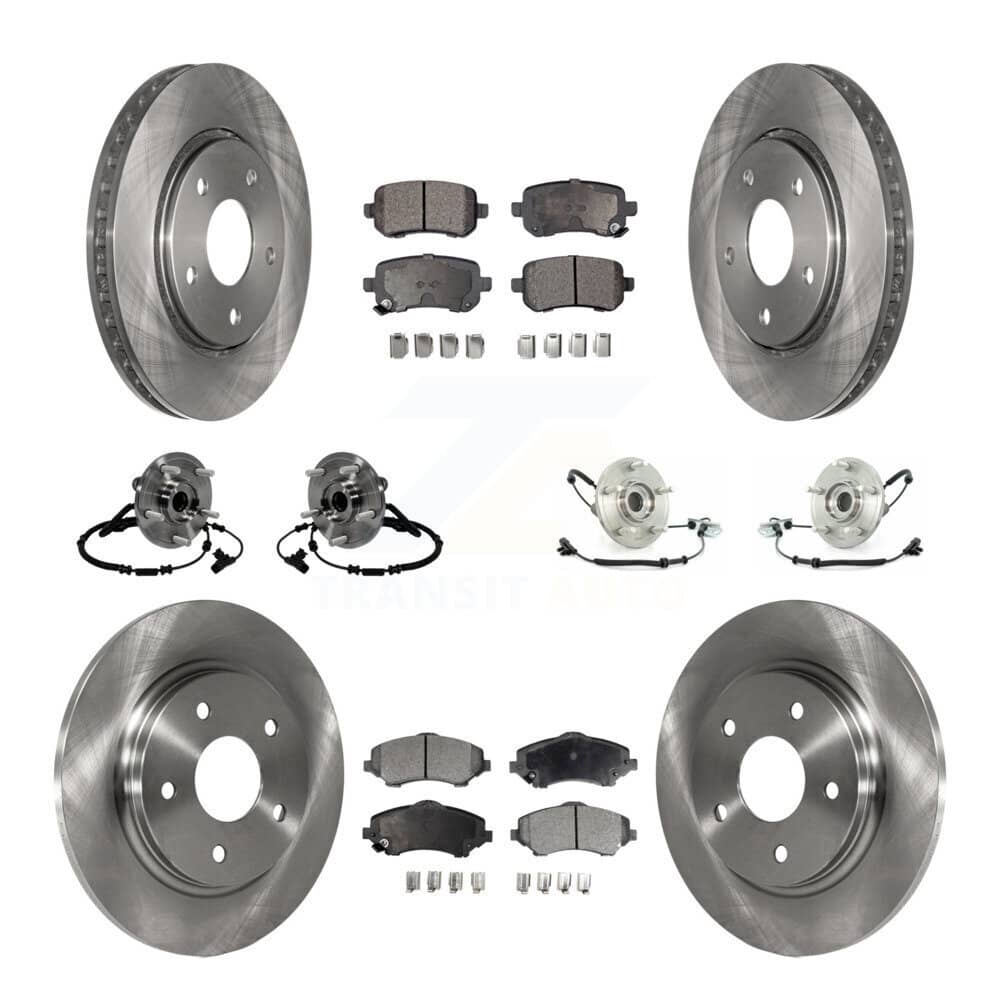 Transit Auto - KBB-116770 - Front and Rear Wheel Bearing and Hub Assembly Kits