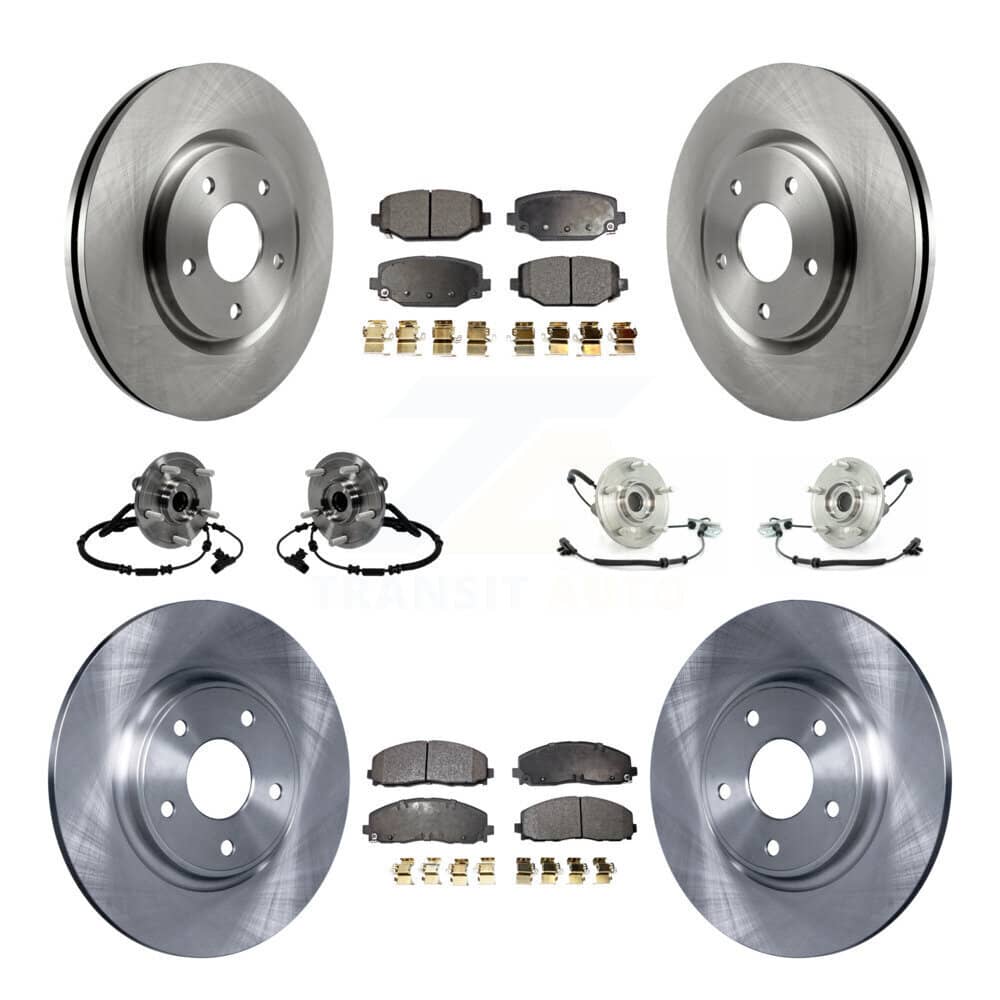 Transit Auto - KBB-116782 - Front and Rear Wheel Bearing and Hub Assembly Kits