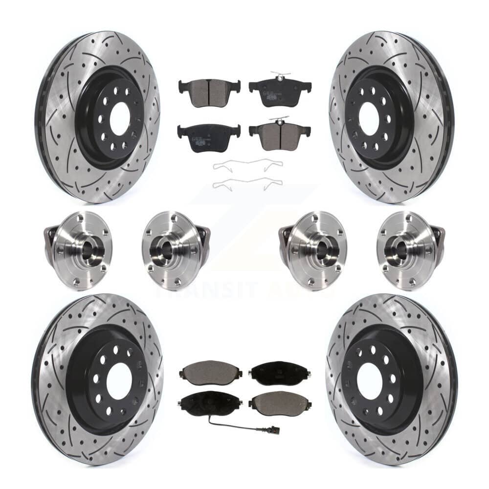 Transit Auto - KBB-116802 - Front and Rear Wheel Bearing and Hub Assembly Kits