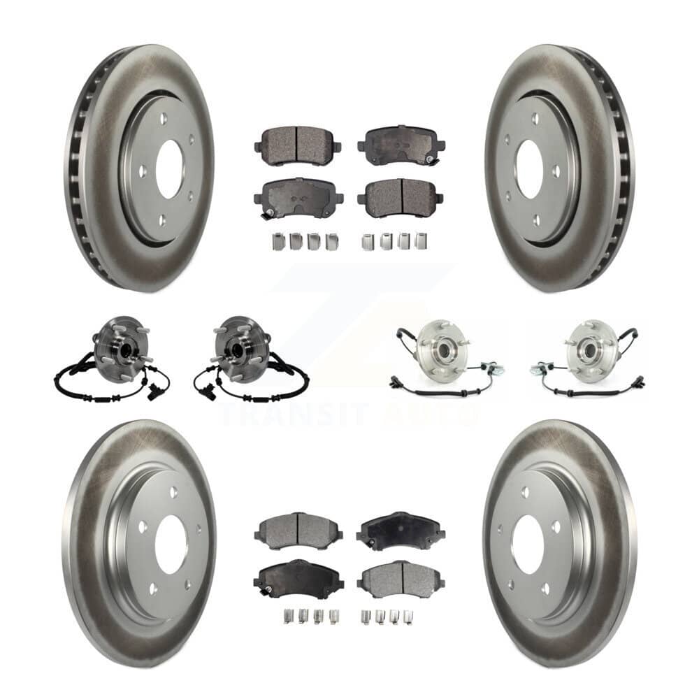 Transit Auto - KBB-116814 - Front and Rear Wheel Bearing and Hub Assembly Kits