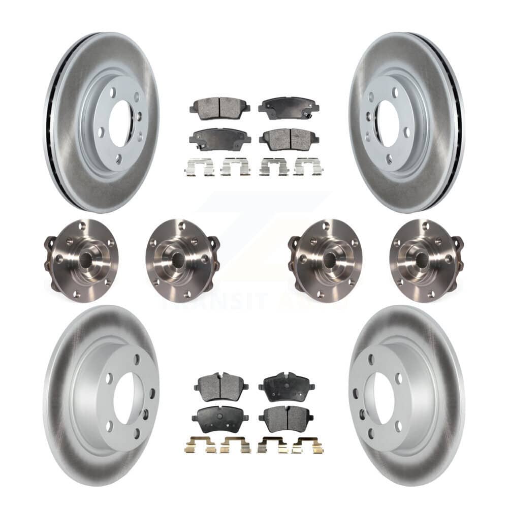 Transit Auto - KBB-116917 - Front and Rear Wheel Bearing and Hub Assembly Kits