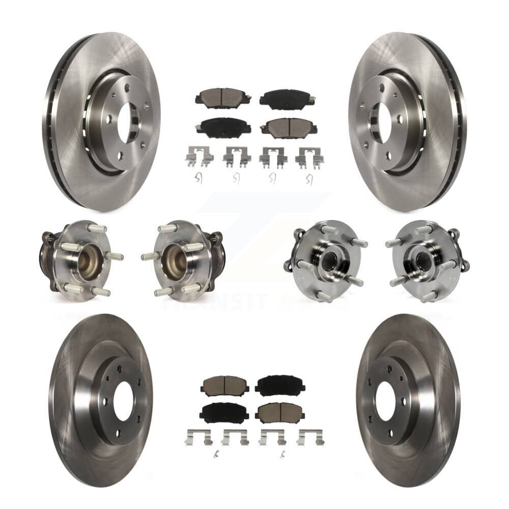 Transit Auto - KBB-118992 - Front and Rear Wheel Bearing and Hub Assembly Kits