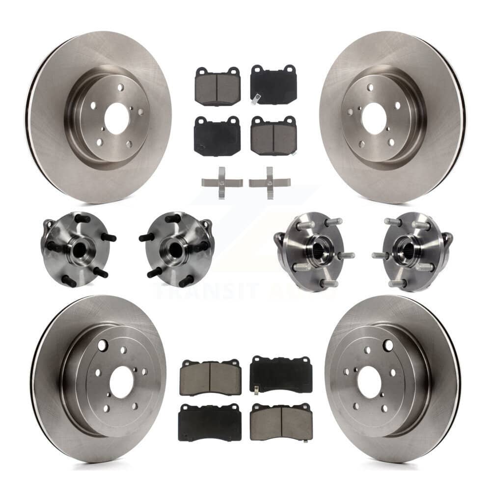 Transit Auto - KBB-119020 - Front and Rear Wheel Bearing and Hub Assembly Kits