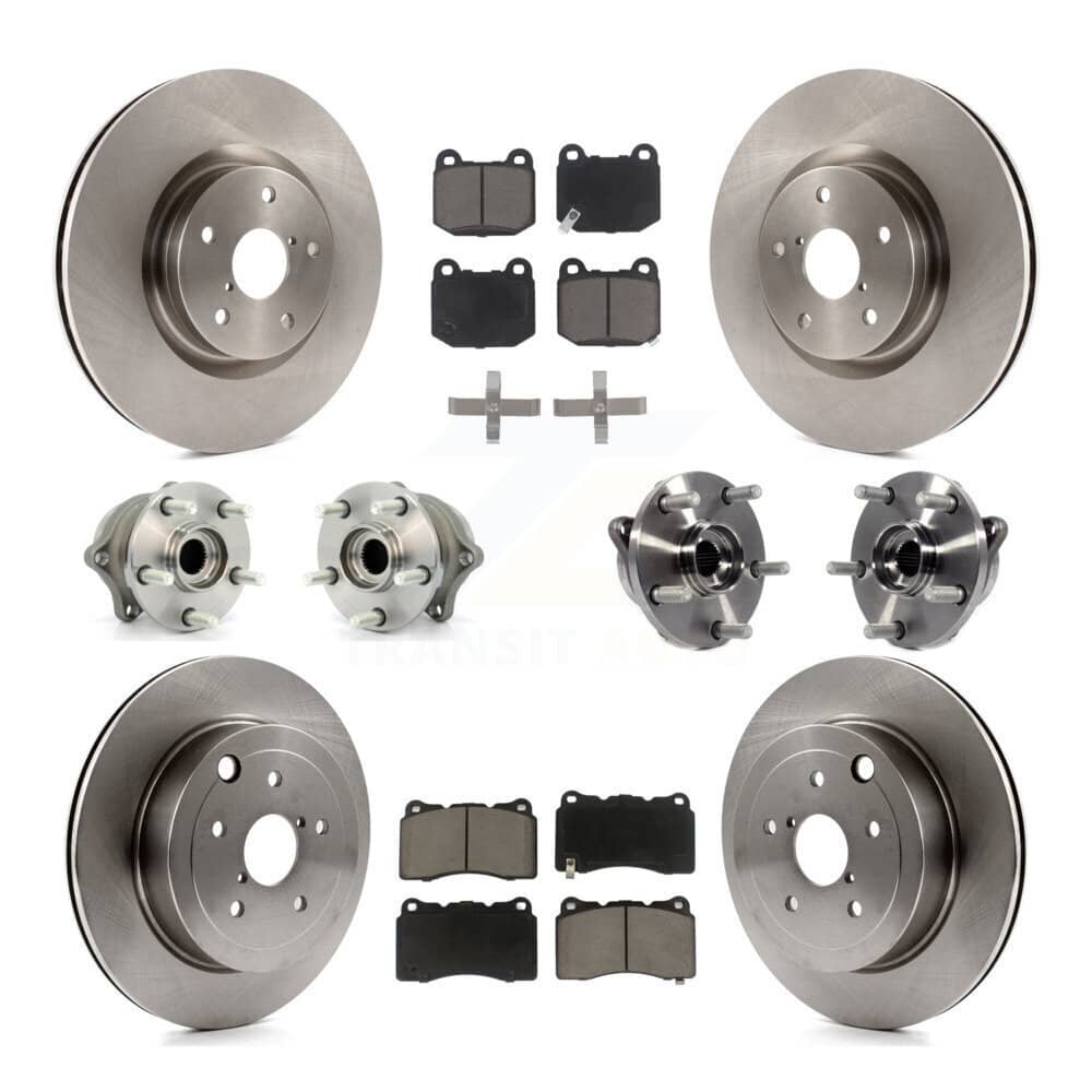 Transit Auto - KBB-119031 - Front and Rear Wheel Bearing and Hub Assembly Kits
