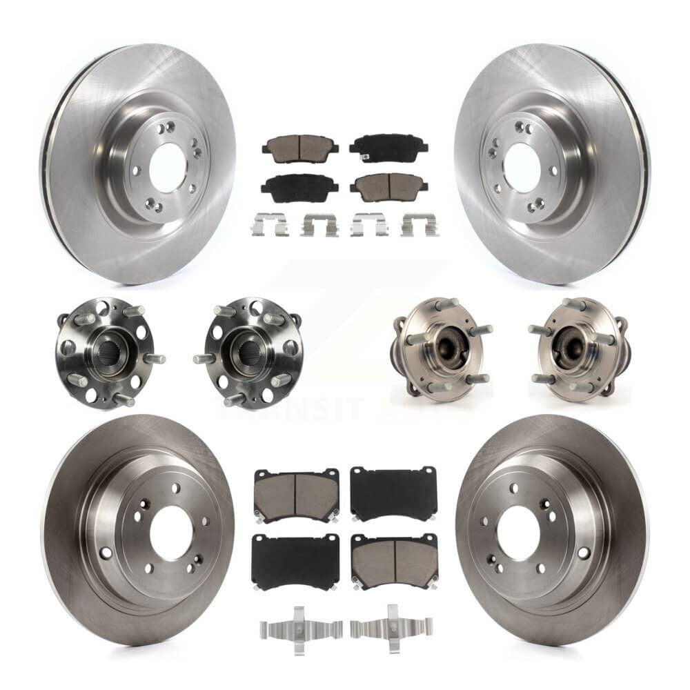 Transit Auto - KBB-119035 - Front and Rear Wheel Bearing and Hub Assembly Kits