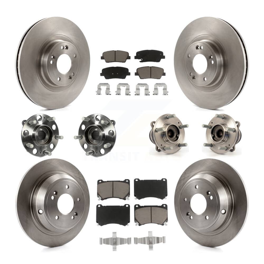 Transit Auto - KBB-119037 - Front and Rear Wheel Bearing and Hub Assembly Kits