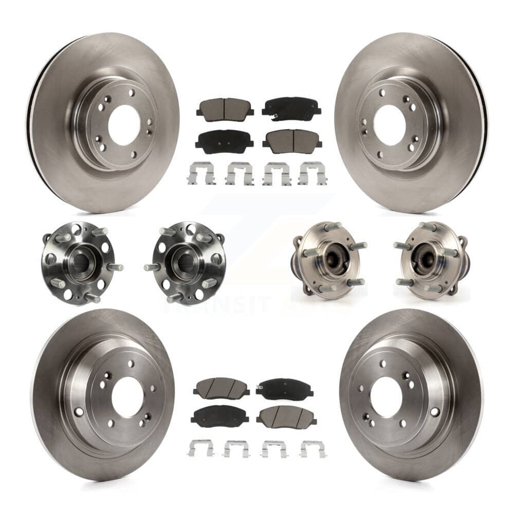 Transit Auto - KBB-119038 - Front and Rear Wheel Bearing and Hub Assembly Kits
