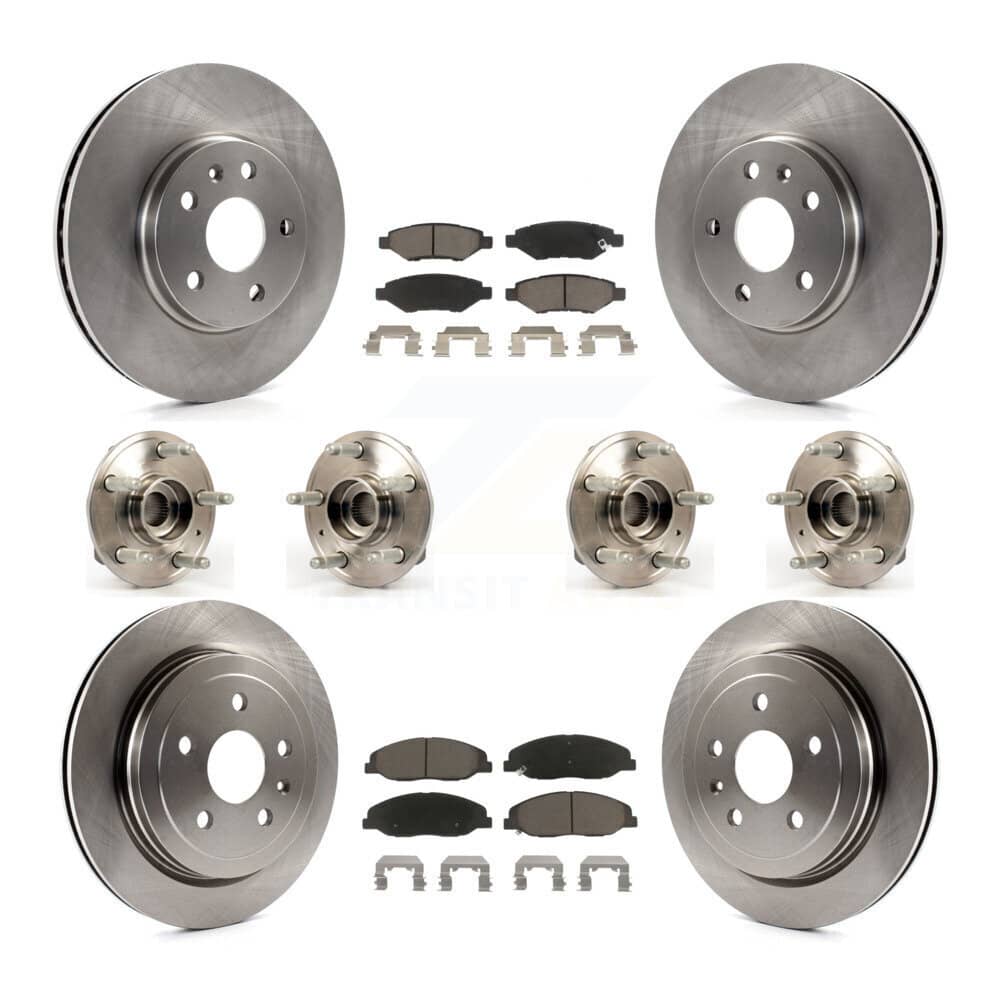 Transit Auto - KBB-119043 - Front and Rear Wheel Bearing and Hub Assembly Kits