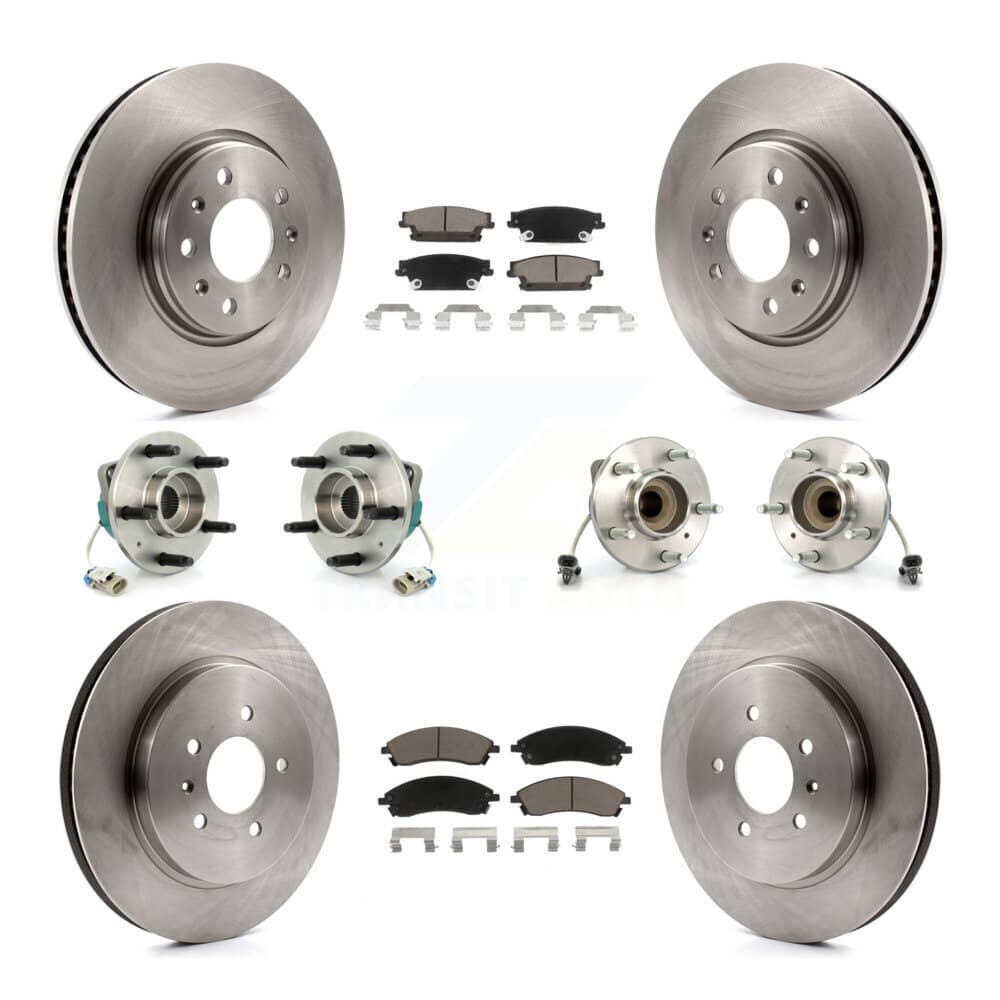 Transit Auto - KBB-119053 - Front and Rear Wheel Bearing and Hub Assembly Kits