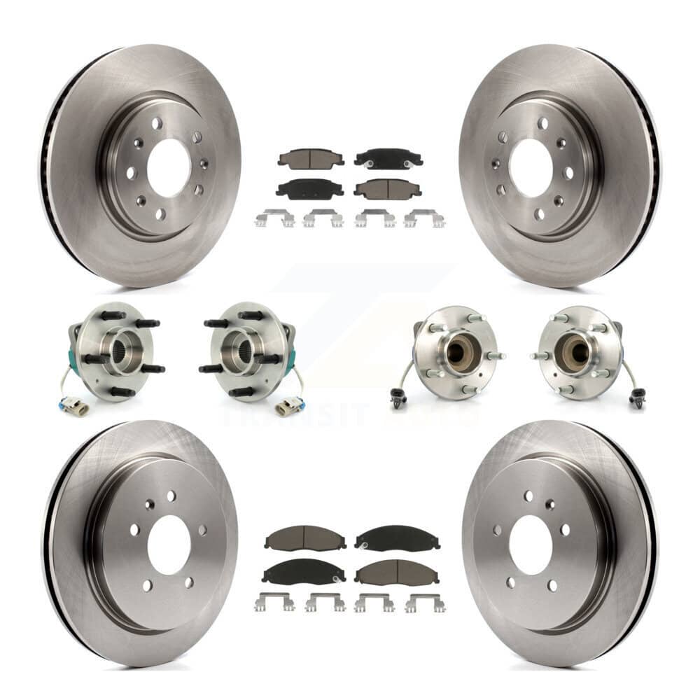 Transit Auto - KBB-119056 - Front and Rear Wheel Bearing and Hub Assembly Kits