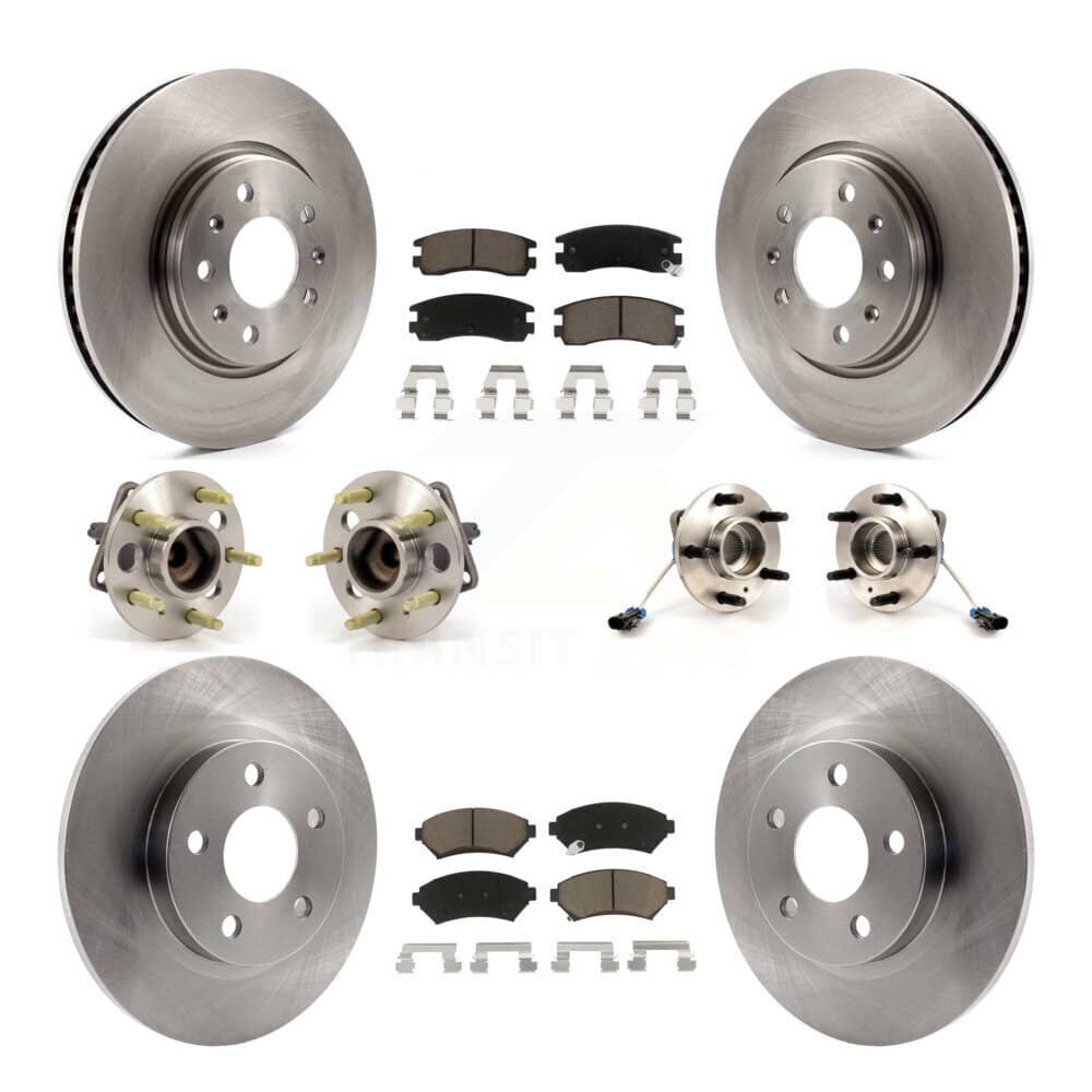 Transit Auto - KBB-119058 - Front and Rear Wheel Bearing and Hub Assembly Kits