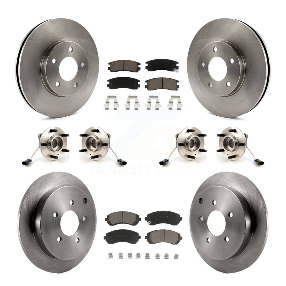 Transit Auto - KBB-119059 - Front and Rear Wheel Bearing and Hub Assembly Kits
