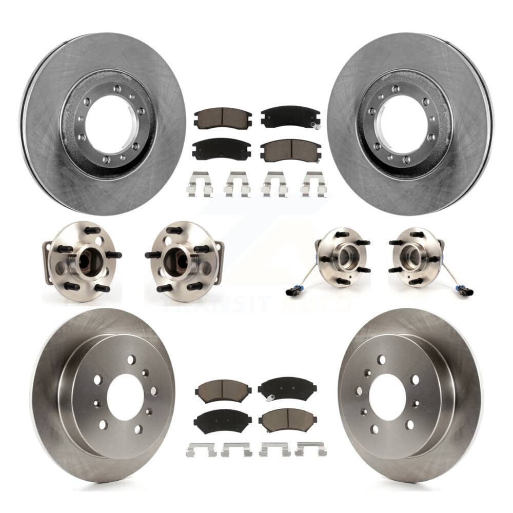 Transit Auto - KBB-119061 - Front and Rear Wheel Bearing and Hub Assembly Kits