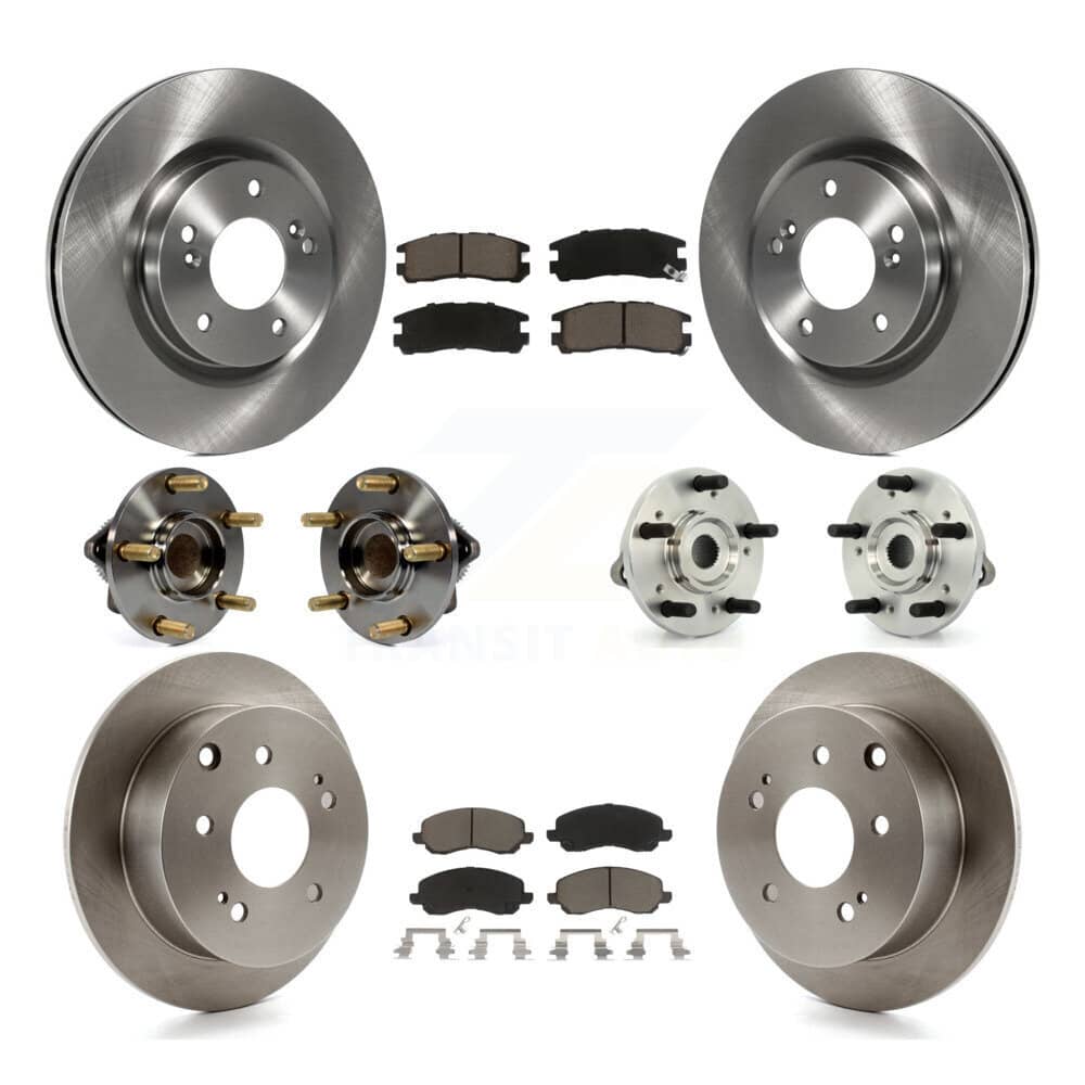 Transit Auto - KBB-119067 - Front and Rear Wheel Bearing and Hub Assembly Kits