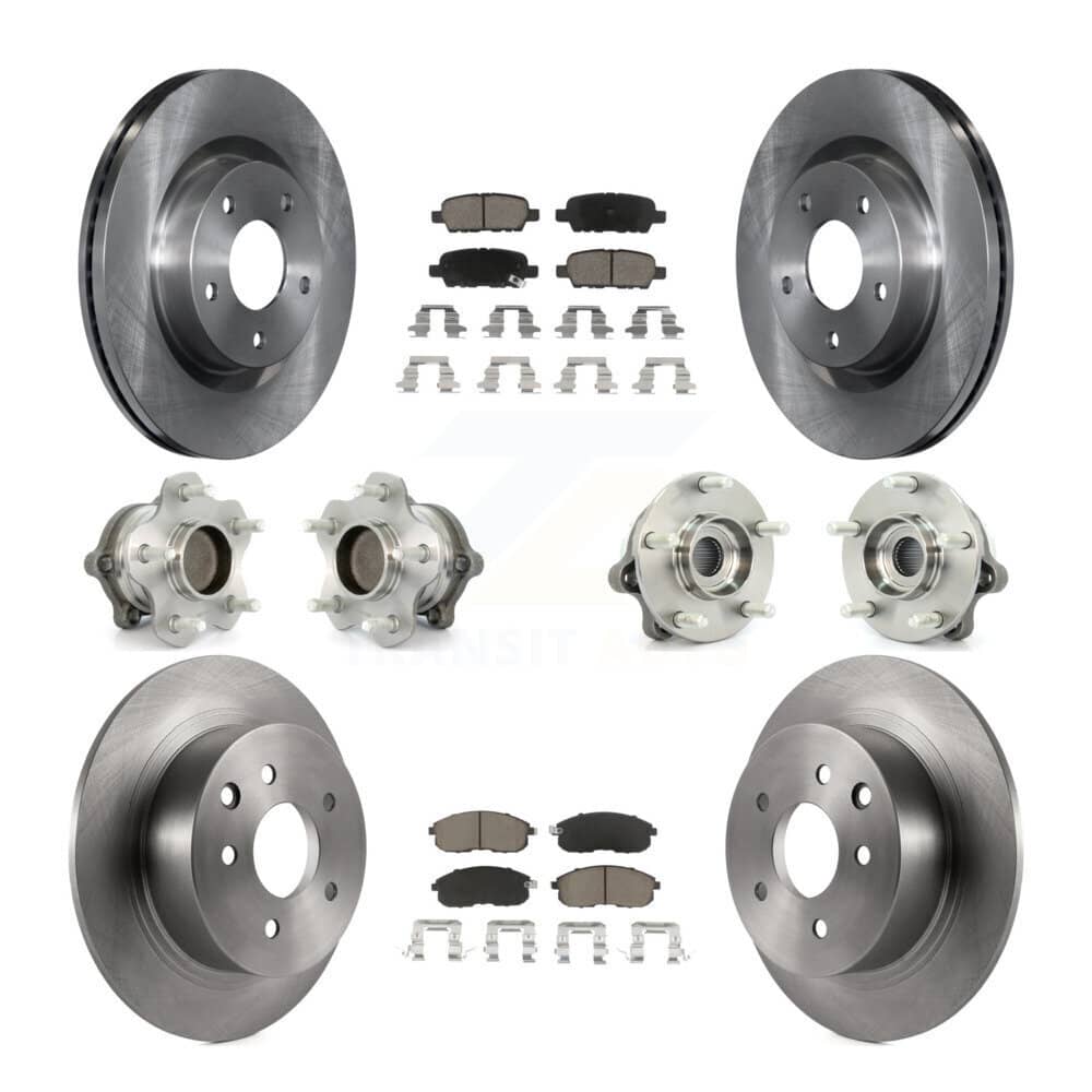 Transit Auto - KBB-119081 - Front and Rear Wheel Bearing and Hub Assembly Kits