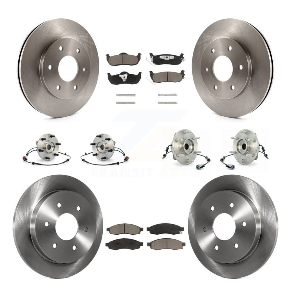 Transit Auto - KBB-119091 - Front and Rear Wheel Bearing and Hub Assembly Kits