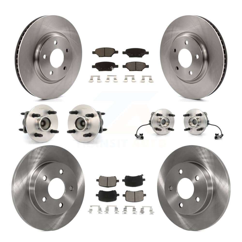 Transit Auto - KBB-119099 - Front and Rear Wheel Bearing and Hub Assembly Kits