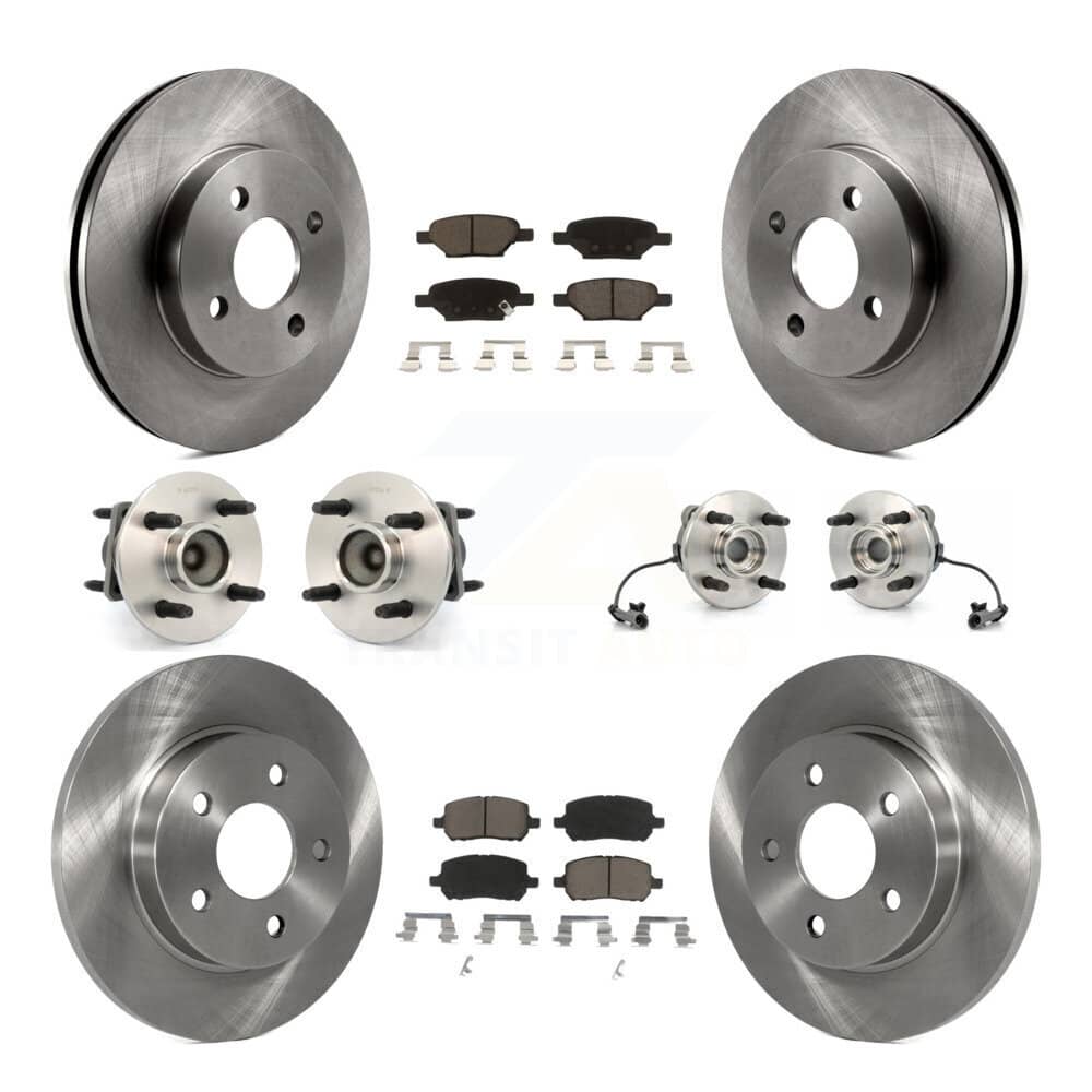 Transit Auto - KBB-119104 - Front and Rear Wheel Bearing and Hub Assembly Kits