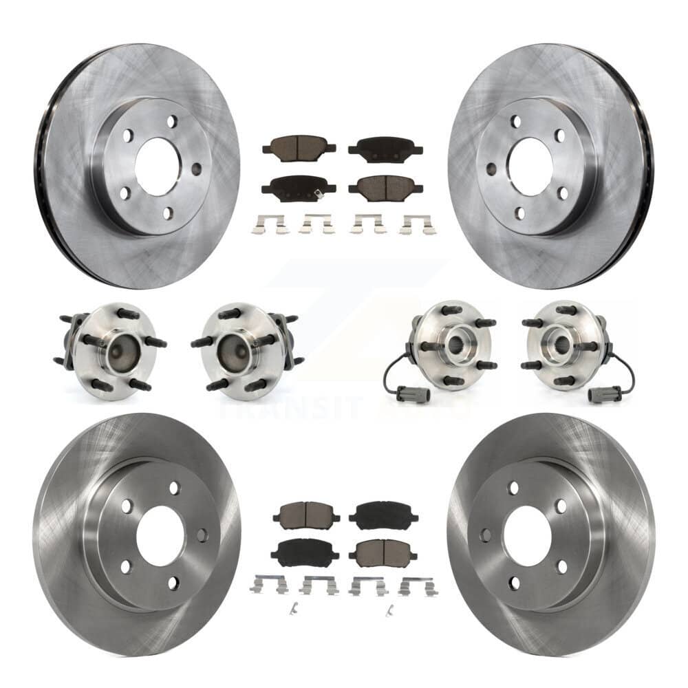 Transit Auto - KBB-119106 - Front and Rear Wheel Bearing and Hub Assembly Kits