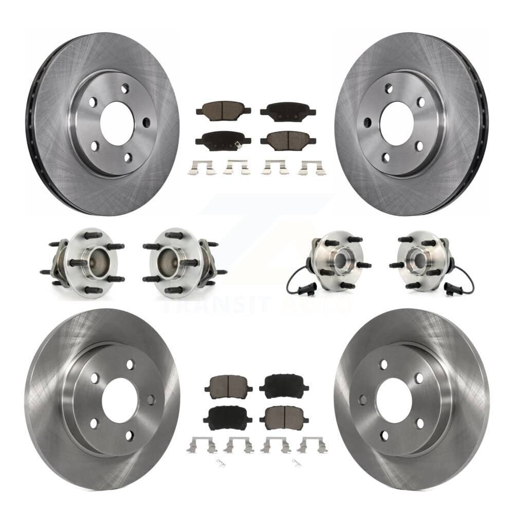 Transit Auto - KBB-119108 - Front and Rear Wheel Bearing and Hub Assembly Kits