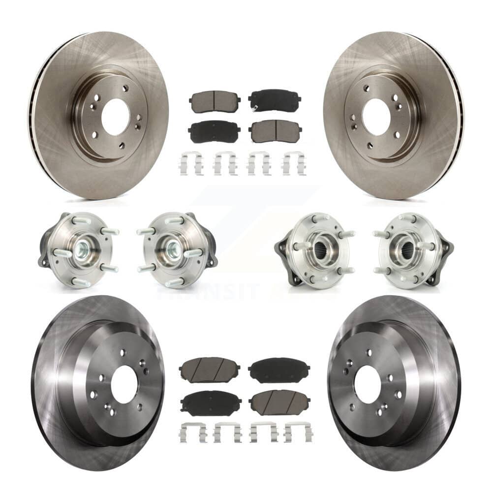 Transit Auto - KBB-119141 - Front and Rear Wheel Bearing and Hub Assembly Kits