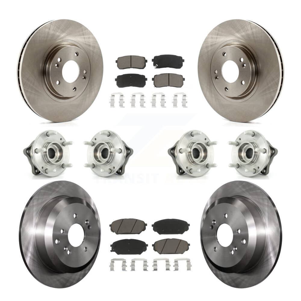 Transit Auto - KBB-119142 - Front and Rear Wheel Bearing and Hub Assembly Kits