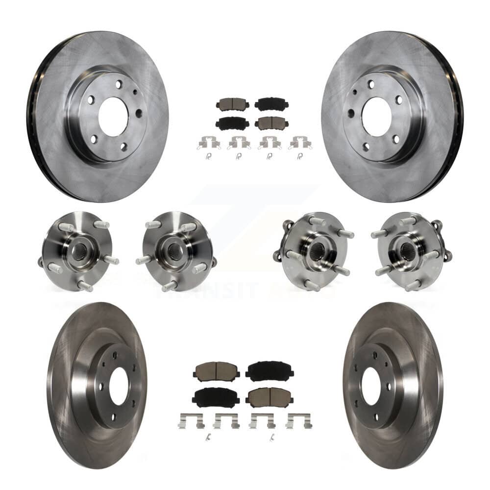 Transit Auto - KBB-119144 - Front and Rear Wheel Bearing and Hub Assembly Kits