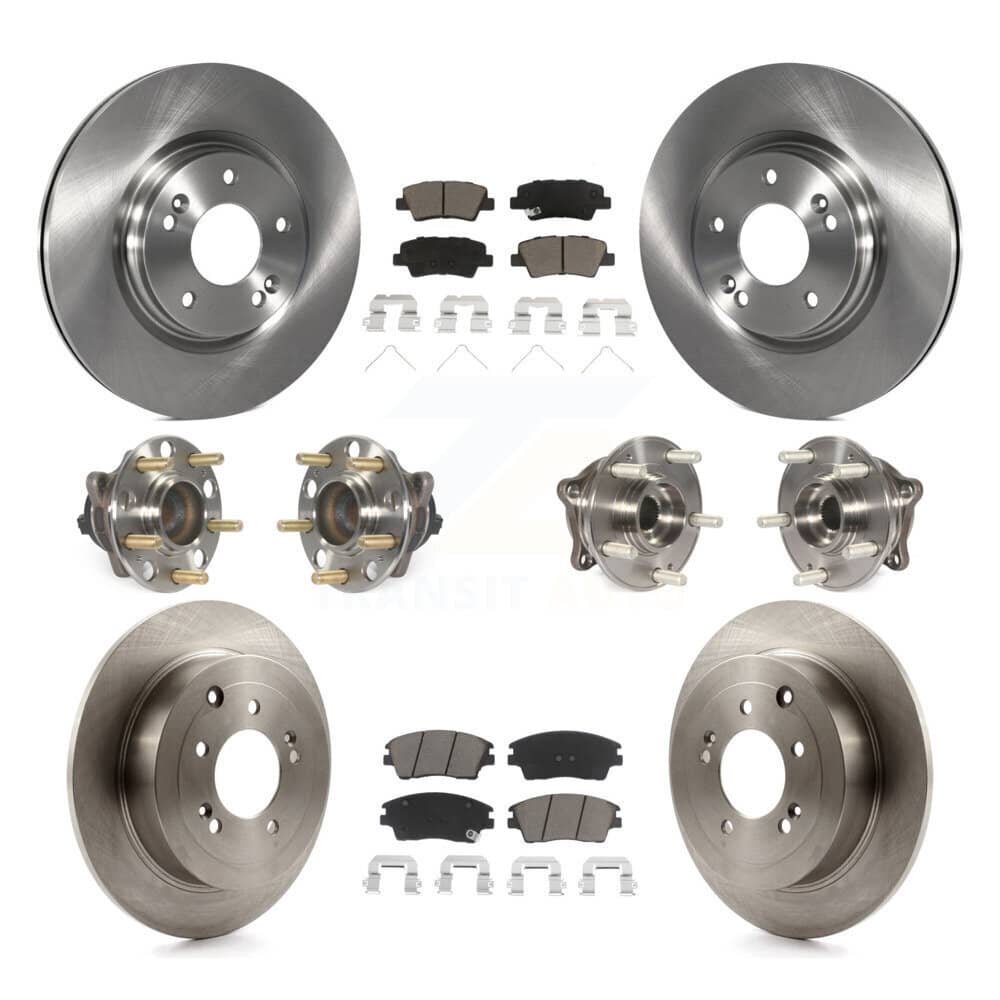 Transit Auto - KBB-119153 - Front and Rear Wheel Bearing and Hub Assembly Kits