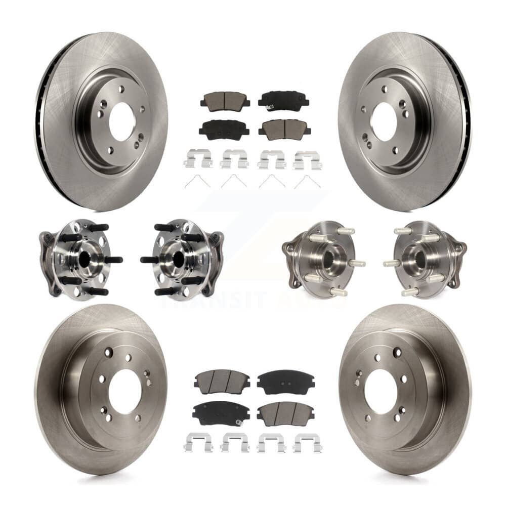 Transit Auto - KBB-119156 - Front and Rear Wheel Bearing and Hub Assembly Kits