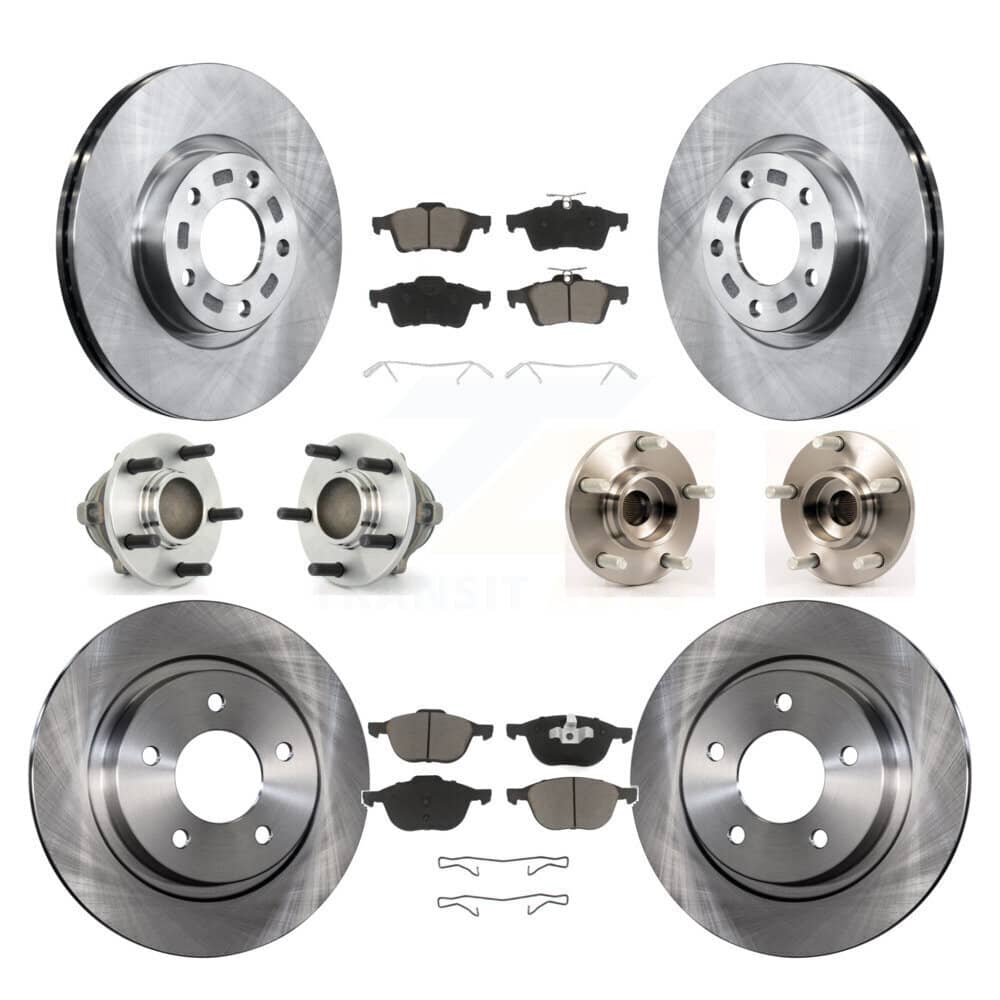 Transit Auto - KBB-119186 - Front and Rear Wheel Bearing and Hub Assembly Kits