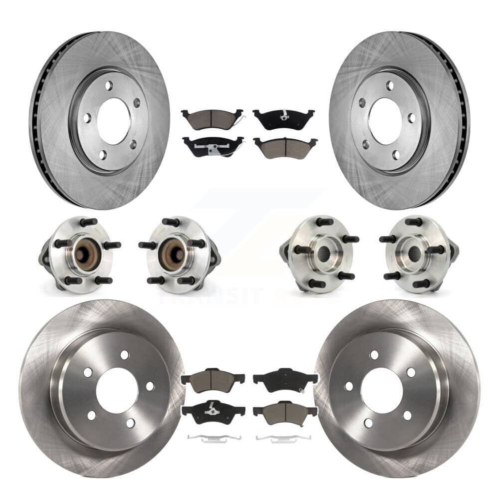 Transit Auto - KBB-119197 - Front and Rear Wheel Bearing and Hub Assembly Kits