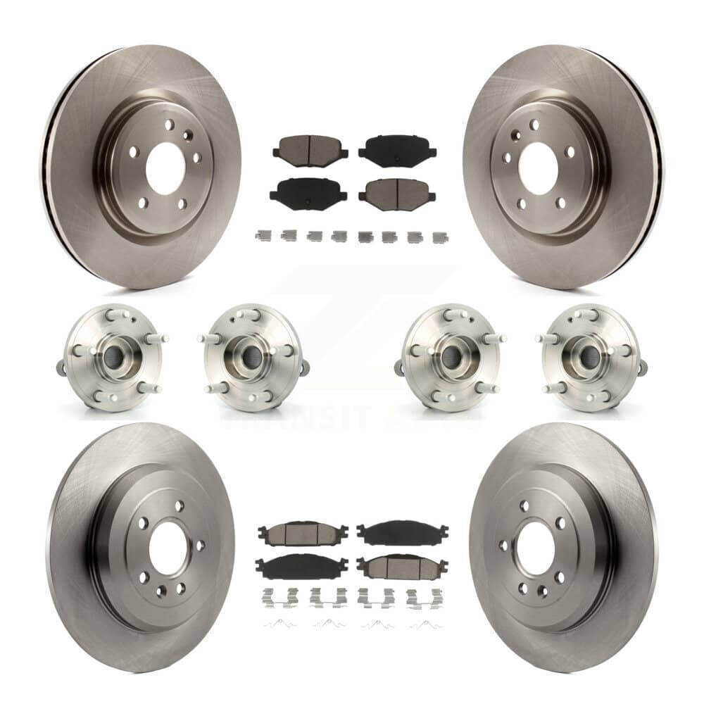 Transit Auto - KBB-119203 - Front and Rear Wheel Bearing and Hub Assembly Kits