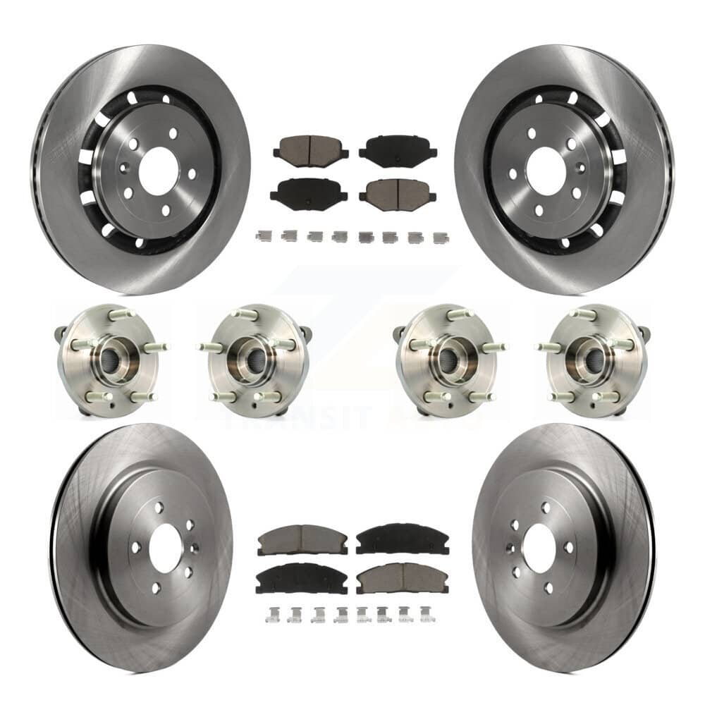Transit Auto - KBB-119204 - Front and Rear Wheel Bearing and Hub Assembly Kits