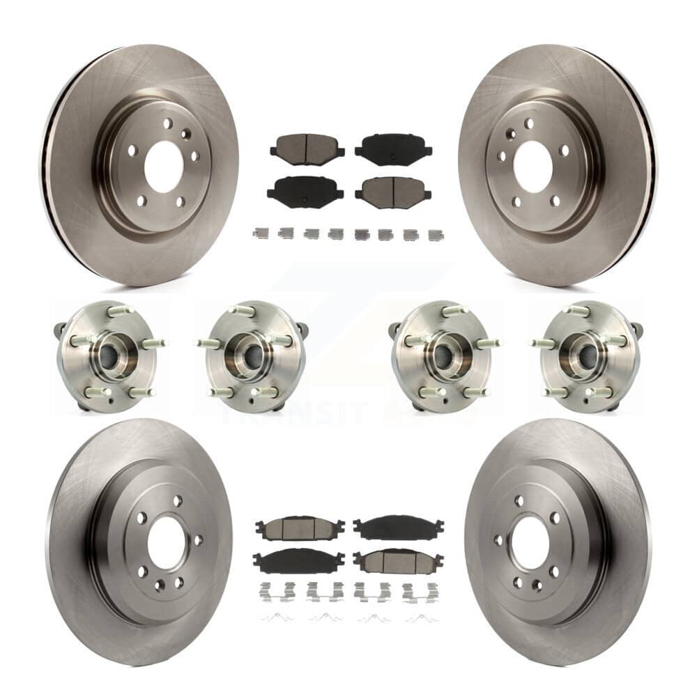 Transit Auto - KBB-119205 - Front and Rear Wheel Bearing and Hub Assembly Kits