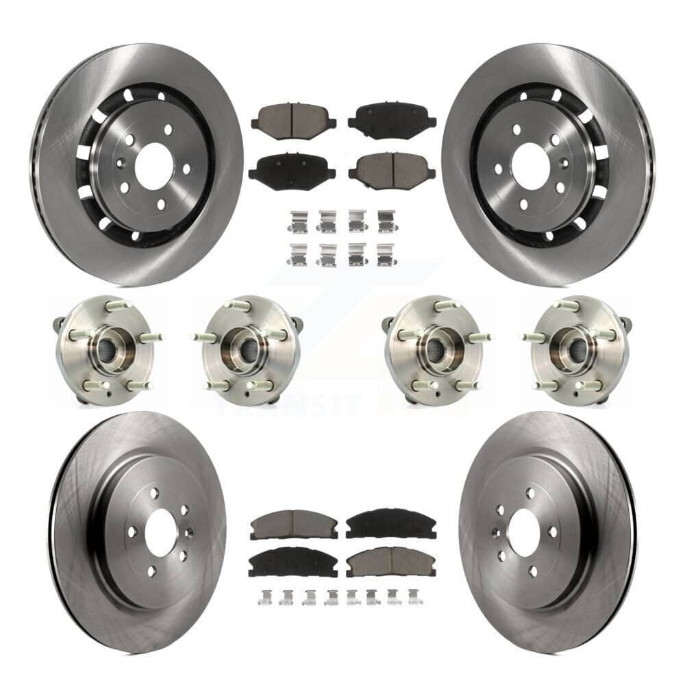 Transit Auto - KBB-119207 - Front and Rear Wheel Bearing and Hub Assembly Kits
