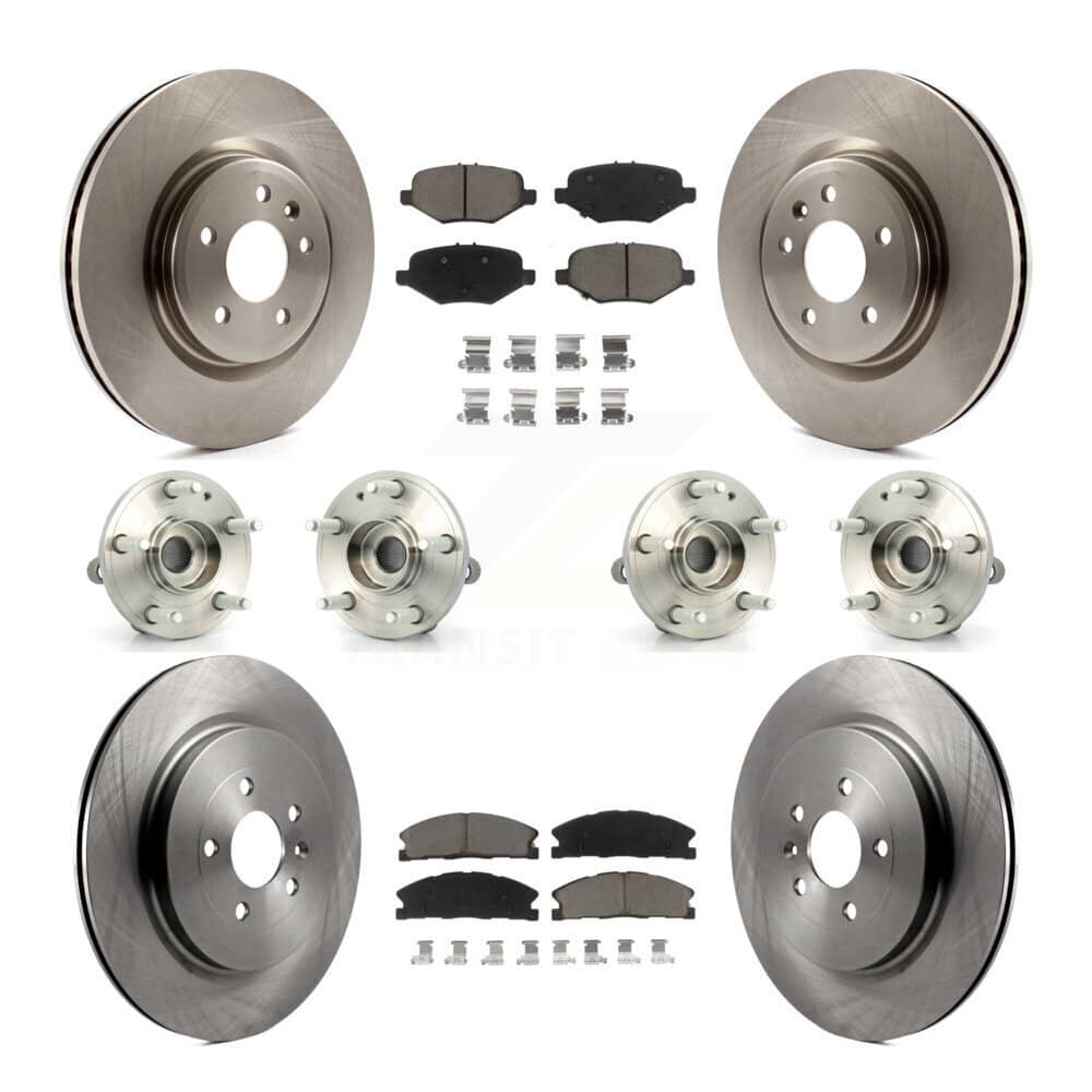 Transit Auto - KBB-119208 - Front and Rear Wheel Bearing and Hub Assembly Kits
