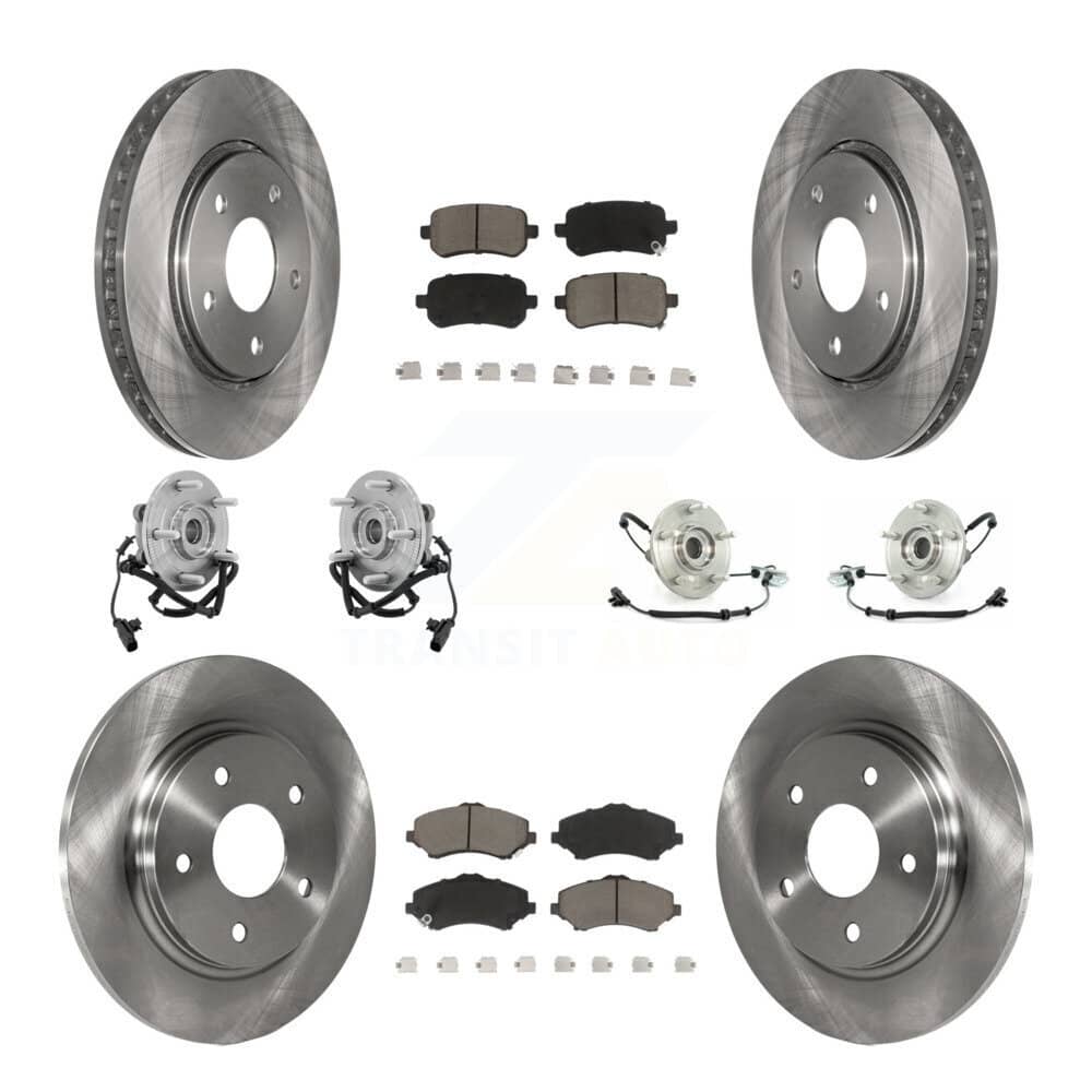 Transit Auto - KBB-119213 - Front and Rear Wheel Bearing and Hub Assembly Kits