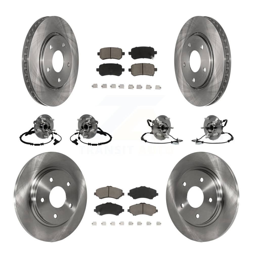 Transit Auto - KBB-119214 - Front and Rear Wheel Bearing and Hub Assembly Kits
