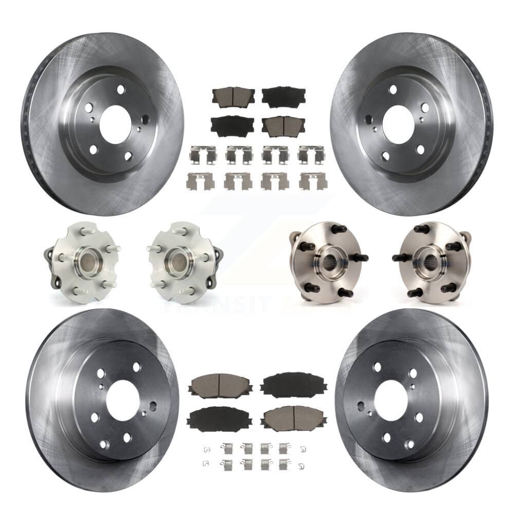 Transit Auto - KBB-119222 - Front and Rear Wheel Bearing and Hub Assembly Kits