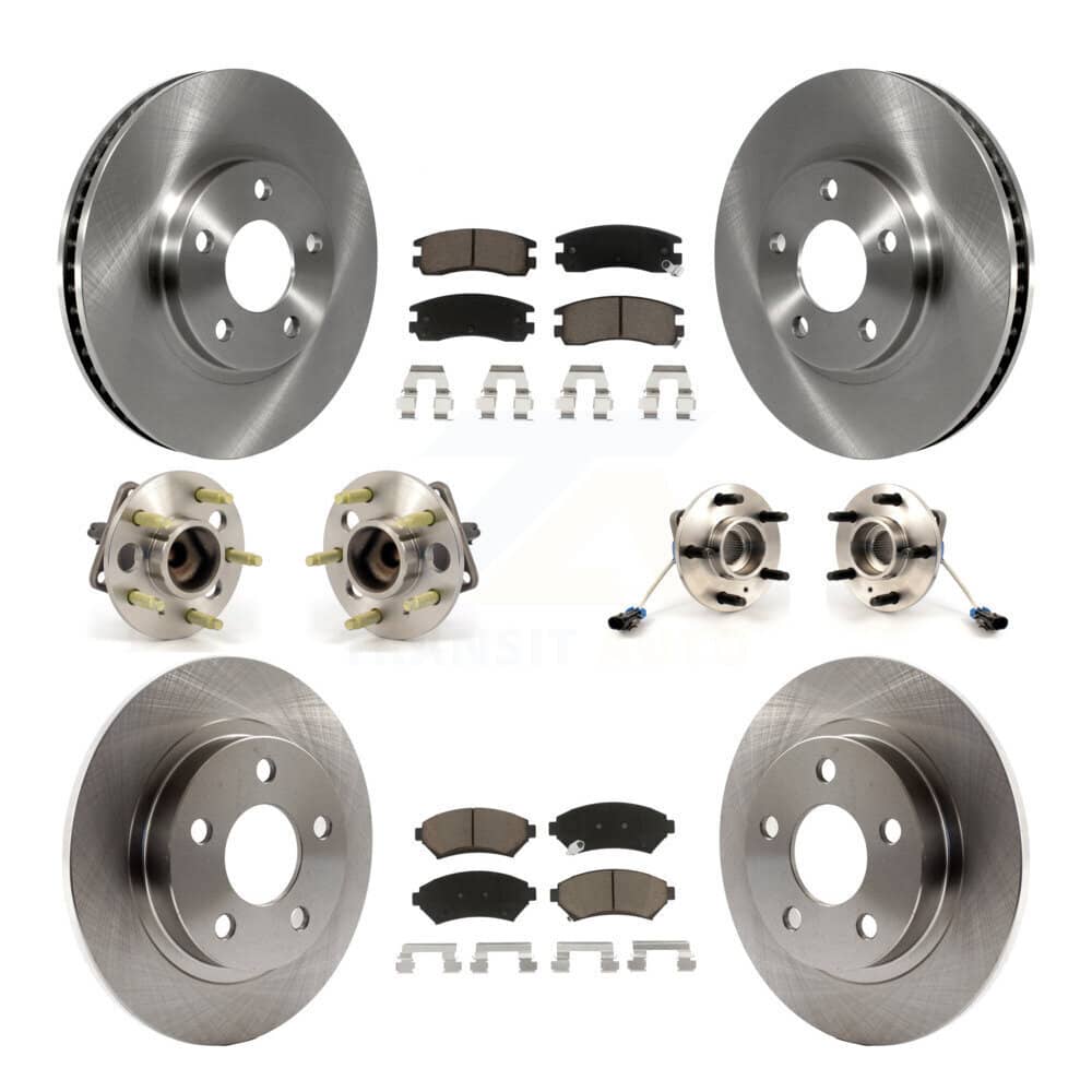 Transit Auto - KBB-119233 - Front and Rear Wheel Bearing and Hub Assembly Kits