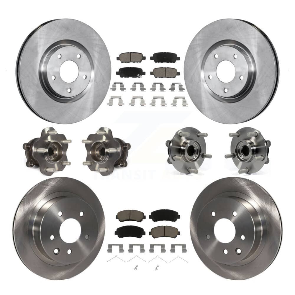 Transit Auto - KBB-119237 - Front and Rear Wheel Bearing and Hub Assembly Kits