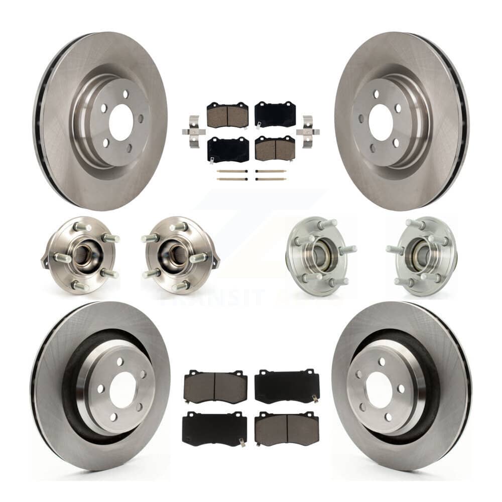Transit Auto - KBB-119245 - Front and Rear Wheel Bearing and Hub Assembly Kits