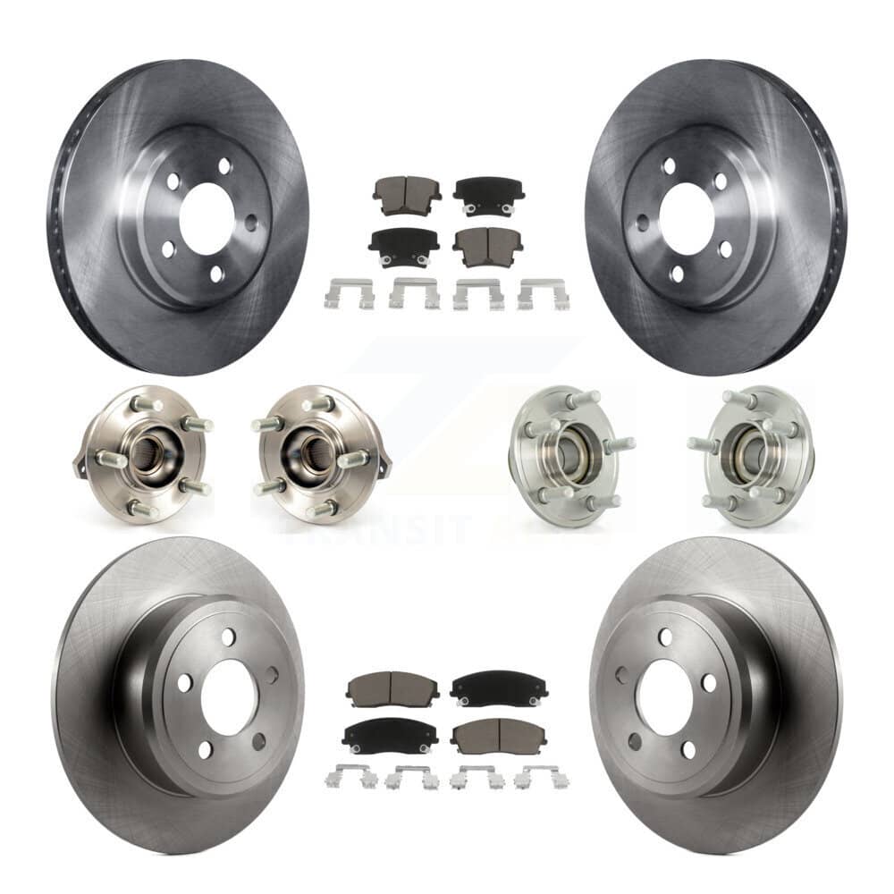 Transit Auto - KBB-119247 - Front and Rear Wheel Bearing and Hub Assembly Kits